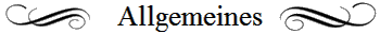Allgemeines