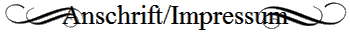 Anschrift/Impressum
